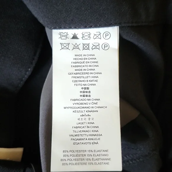 NWT MICHAEL MICHAEL KORS Front Bottom Slip Flare Dress Pants Black  Size 4 - Picture 9 of 9